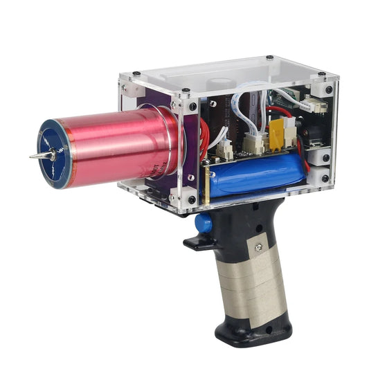 Handheld, Battery-Powered Tesla Coil Arc Gun