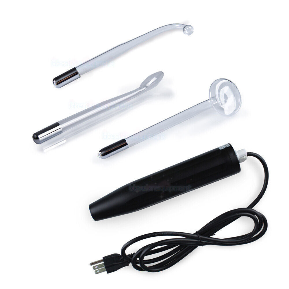 Black NANPA Violet Wand with 3 Violet or Orange Electrodes